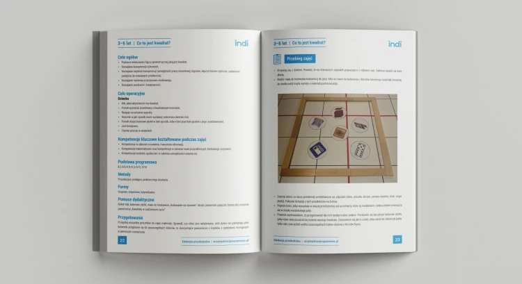 INDI - Książka Edukacja Przedszkolna część 1