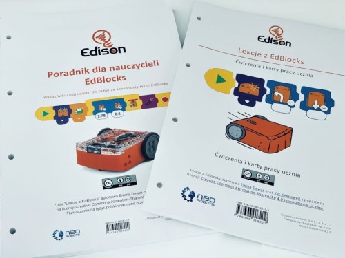 Edison EdBlocks - Pakiet z Lekcjami i Poradnik + Segregator