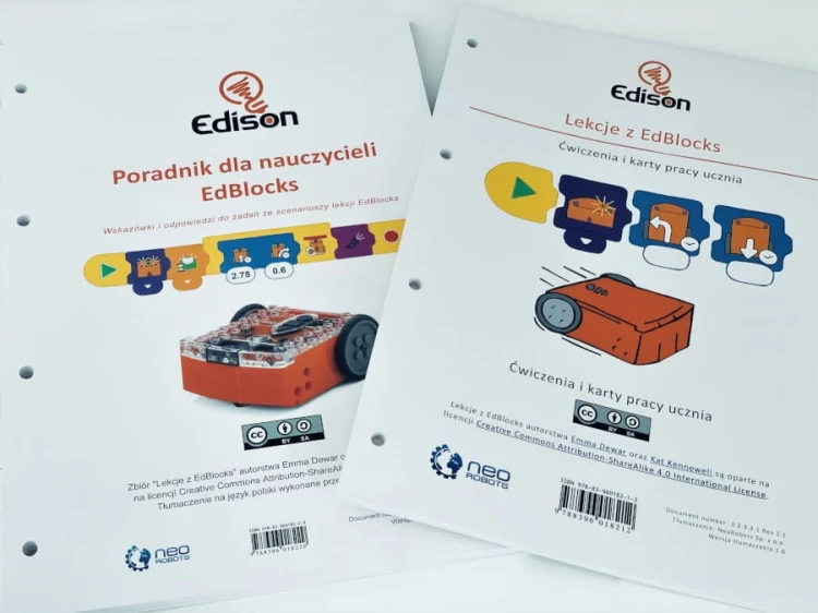 Edison EdBlocks - Pakiet z Lekcjami i Poradnik + Segregator