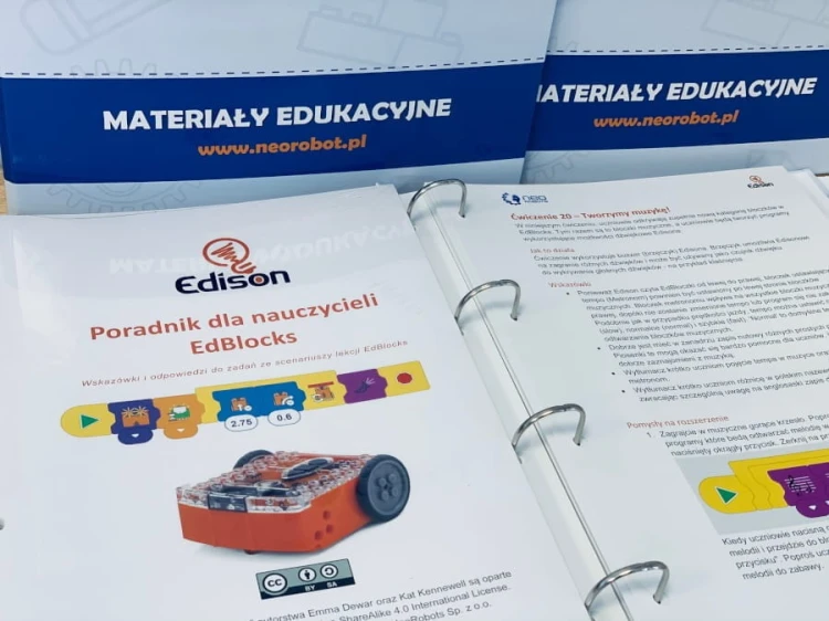 Edison EdBlocks - Pakiet z Lekcjami i Poradnik + Segregator