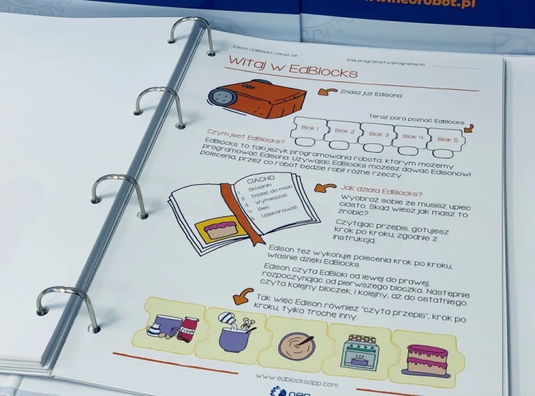 Edison EdBlocks - Drukowane Lekcje i Karty pracy
