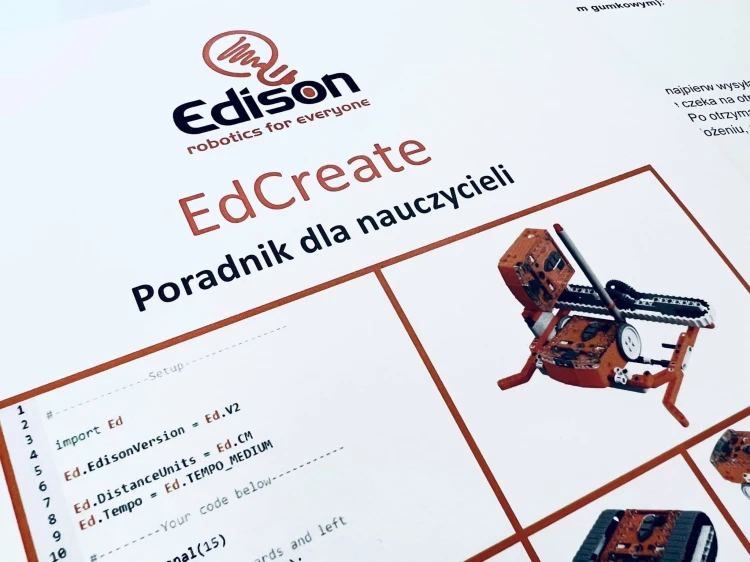 Edison EdCreate - Podręcznik dla Nauczyciela + Segregator