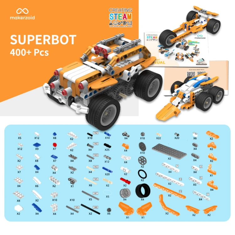 Makerzoid - Superbot Klocki Konstrukcyjne 26w1