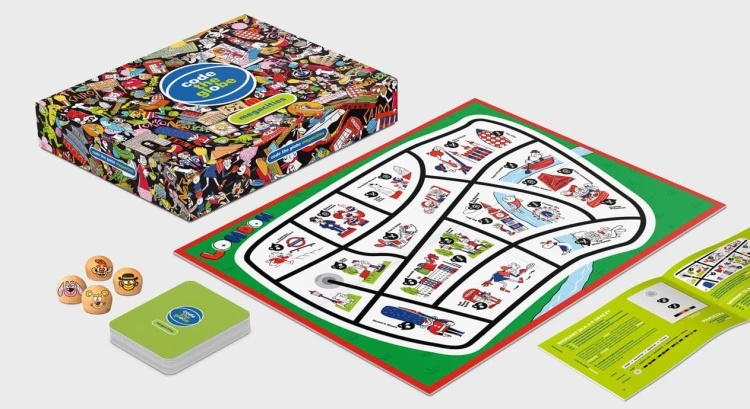Ozobot - Plansze edukacyjne Code the globe - 4 plansze