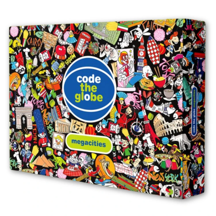 Ozobot - Plansze edukacyjne Code the globe - 4 plansze