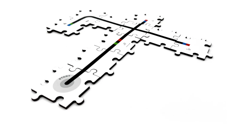 Ozobot - Komplet drewnianych puzzli