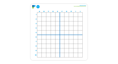 EduSense - Dwustronna duża mata do kodowania 150x150cm