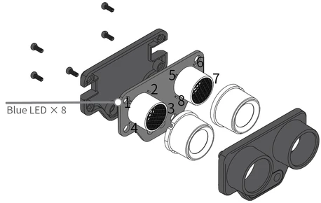 Makeblock - Czujnik ultradźwiękowy do mBot2