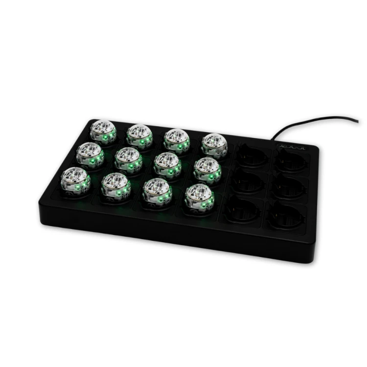 Ozobot Evo - Zestaw 12 robotów ze zbiorczą stacją do ładowania