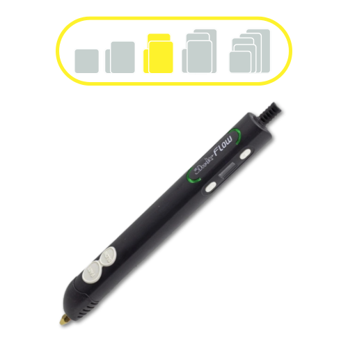3Doodler - Zestaw edukacyjny 12 długopisów 3D z zasilaczami