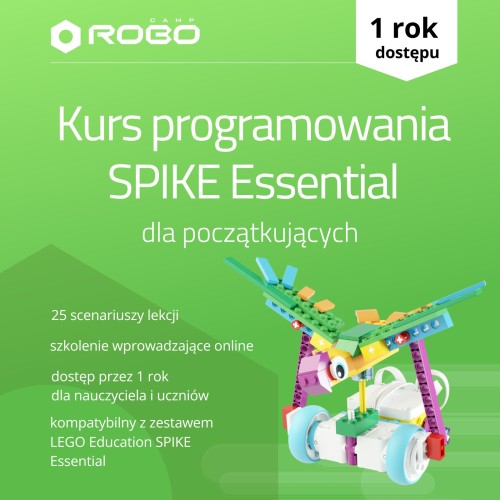 RoboCamp - Kurs programowania SPIKE Essential dla początkujących