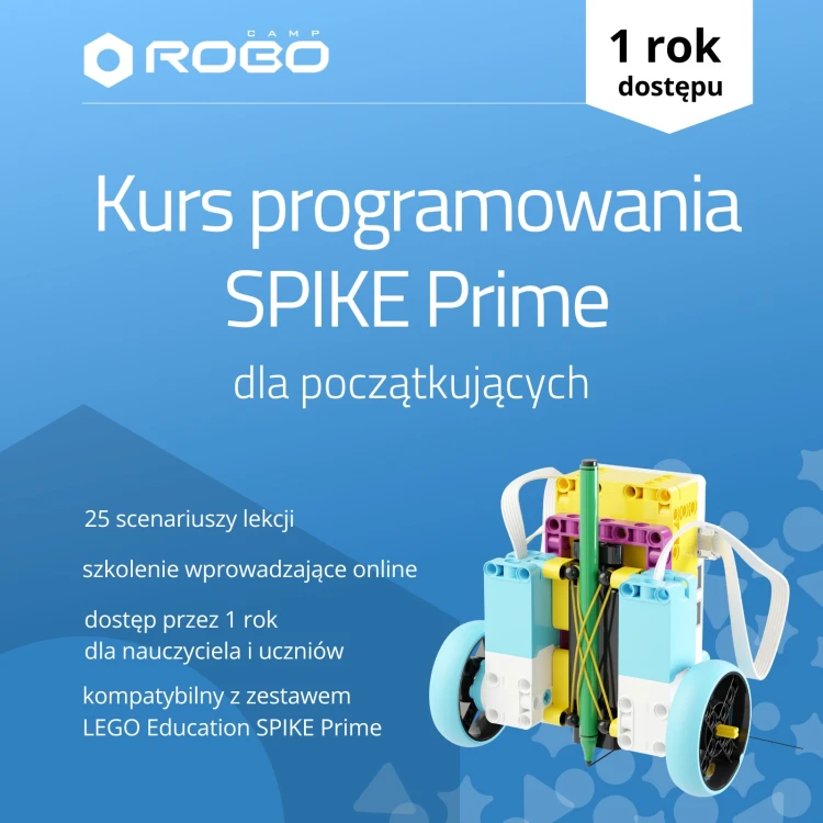 RoboCamp - Kurs programowania SPIKE Prime dla początkujących