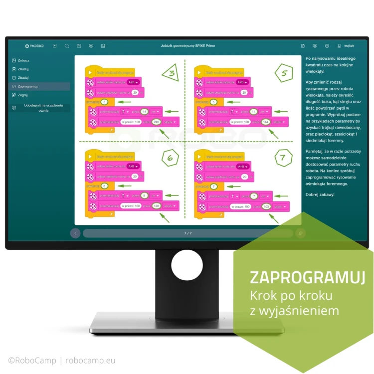 RoboCamp - Kurs programowania SPIKE Prime dla początkujących