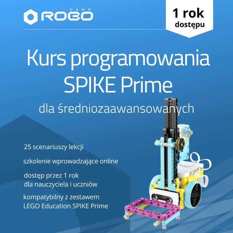 RoboCamp - Kurs programowania SPIKE Prime dla średniozaawansowanych