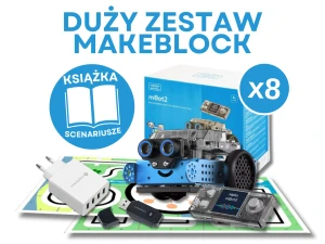 Makeblock - zestaw robotów 8x mBot2 +maty m1,m2 +scenariusze